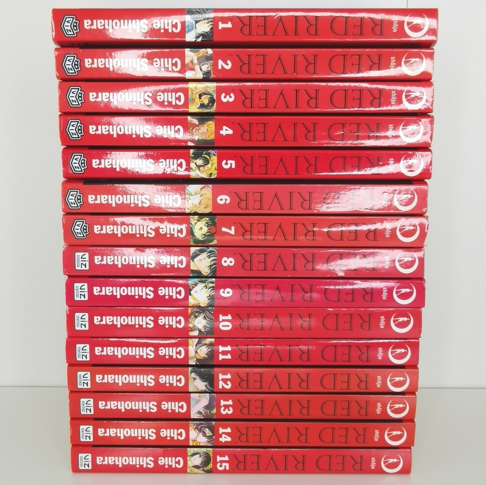 Red River Manga Set 1-15 OOP Rare